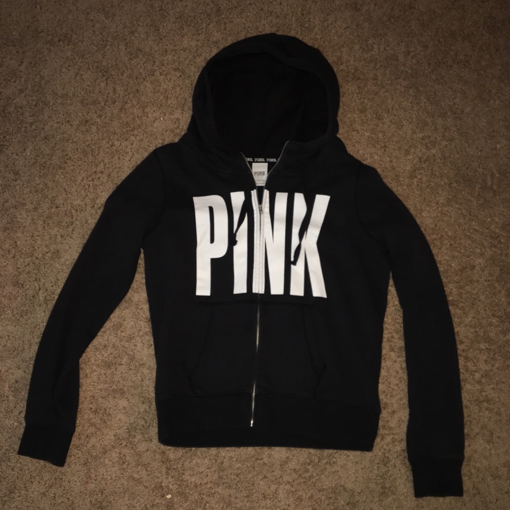 Black pink sweatshirt